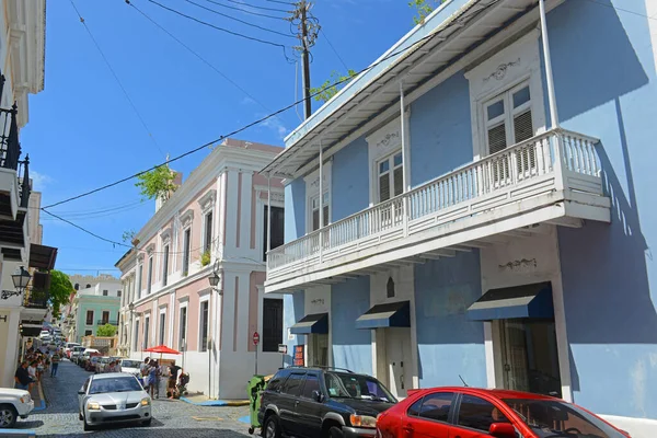 푸에르토리코의 올드산 후안에 크리스토에 역사적 — 스톡 사진