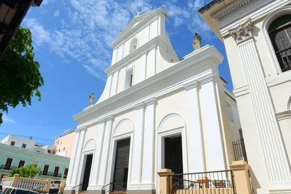 Catedral San Juan Bautista Una Catedral Católica Viejo San Juan — Foto de Stock