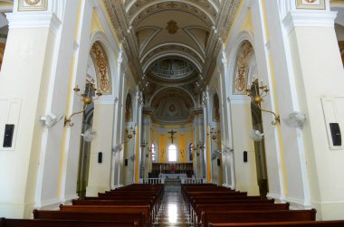 Cathedral of San Juan Bautista is a Roman Catholic cathedral in Old San Juan, Puerto Rico. This church was built in 1521. clipart