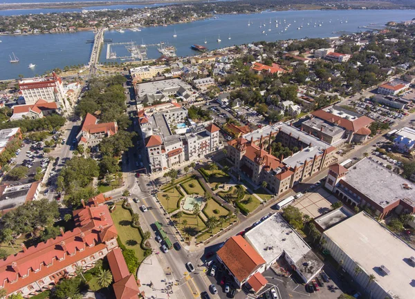 Luchtfoto Van Lightner Museum Met Spaanse Renaissance Revival Stijl Matanzas — Stockfoto