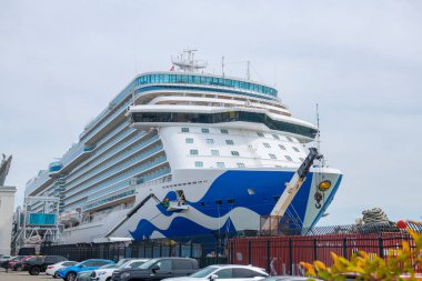 Princess Cruise Line 'ın Büyüleyici Prensesi Boston Cruise Limanı, Boston, Massachusetts MA, ABD. 