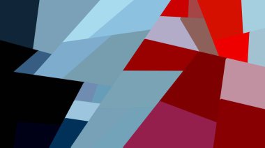 Soyut Renkli Geometrik Sanatlar, Soyut Grafiksel Sanat Arkaplan Dokusu, Modern Kavramsal Sanat, Sentetik Estetik Poster Yazıcı, 3D Renklendirme