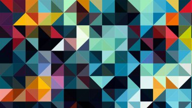 Soyut Renkli Geometrik Sanatlar, Soyut Grafiksel Sanat Arkaplan Dokusu, Modern Kavramsal Sanat, Sentetik Estetik Poster Yazıcı, 3D Renklendirme