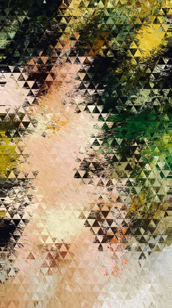 Abstrakte Bunte Geometrische Kunstwerke Abstrakte Grafische Hintergrundtextur Moderne Konzeptkunst Synthwellenförmige — Stockfoto