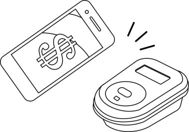 Smartphone anahat tarafından elektronik para ödenmesi