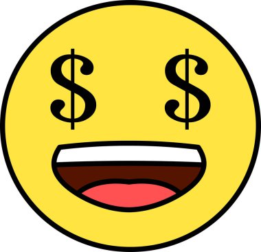 Komik şirin ifade pop