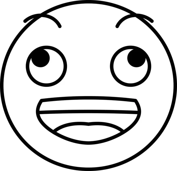 Internet meme No. Rage face 3d illustration Stock Illustration