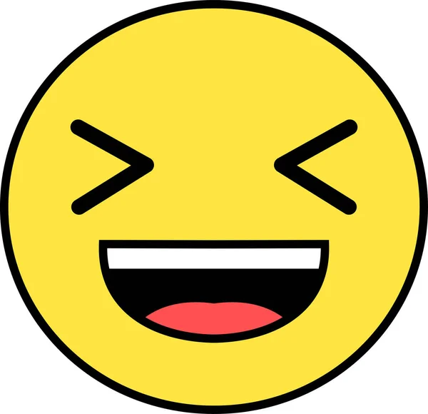 Pop grappig leuke emoticon — Stockvector