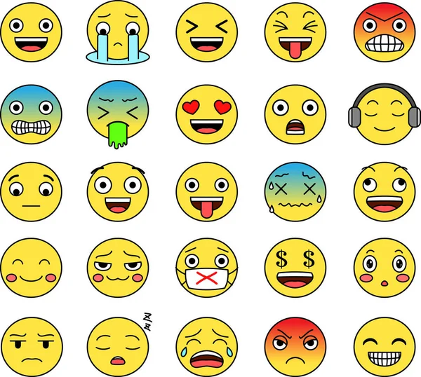 Baba komik şirin ifade kümesi