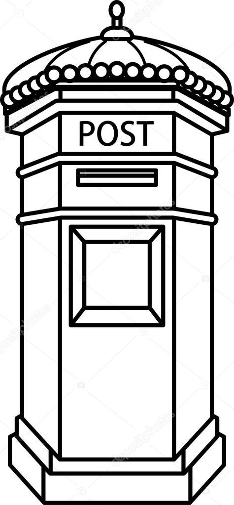 World Postal post outline