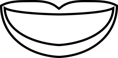 Gerçekçi bayanın ağız seti