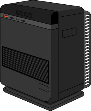 Siyah sıcak yağ ısıtıcı