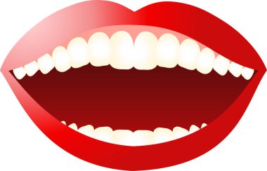 Güzel gerçekçi bayanın ağız