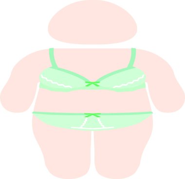 Kilo vermek için iç çamaşırı beyaz kadınlar siluet