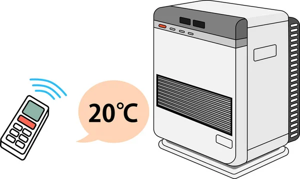 热油加热器 — 图库矢量图片