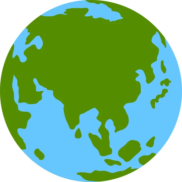圆的地球的例证 — 图库矢量图片