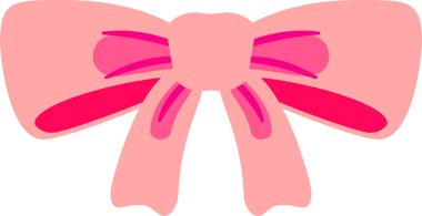 Pembe kurdele bir kelebek gibi