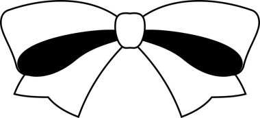 bir kelebek anahat gibi şeklinde şerit