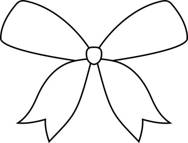 bir kelebek anahat gibi şeklinde şerit