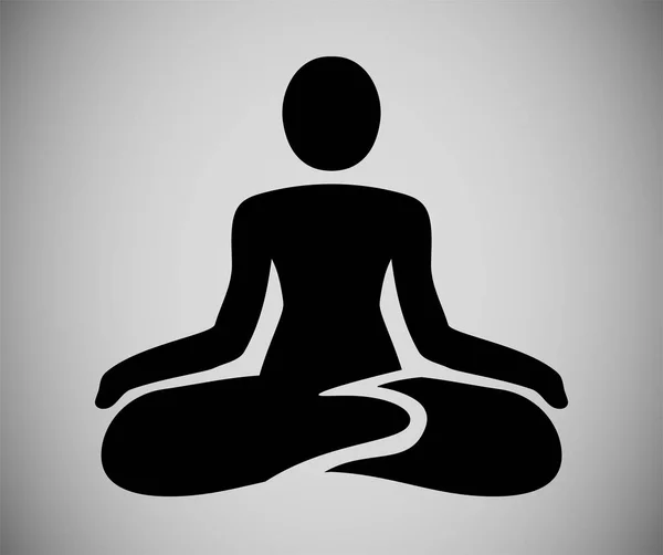 Logo de yoga Mark — Image vectorielle