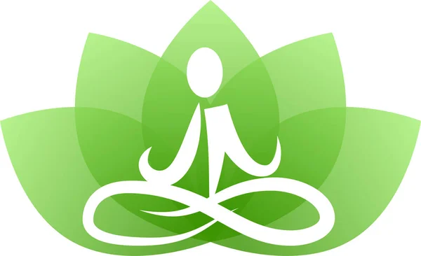 Yoga-Lotus verlassen — Stockvektor