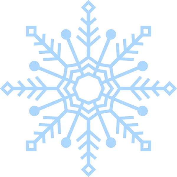 Cristal de nieve — Vector de stock