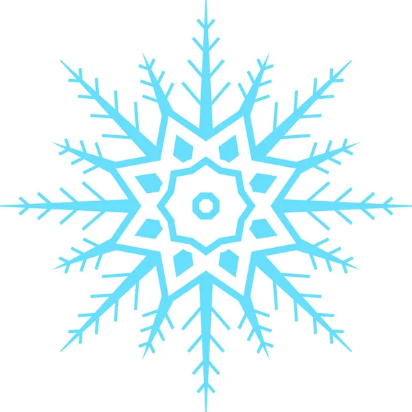 晶体的雪 — 图库矢量图片