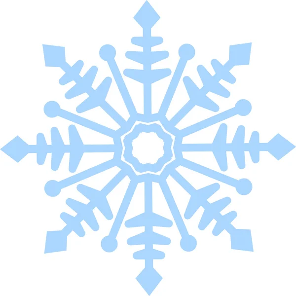 Cristal de nieve — Vector de stock