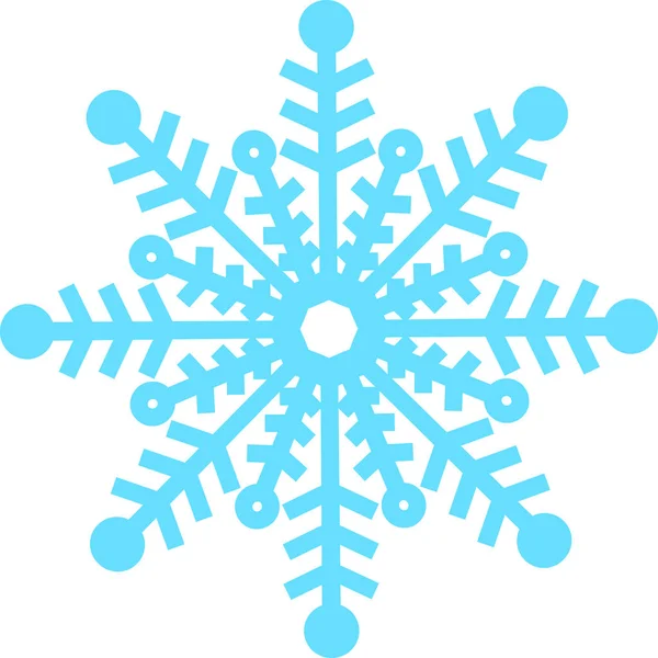 Cristal de nieve — Vector de stock