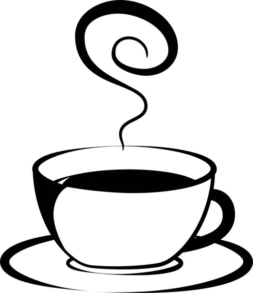 Snygg het kaffekopp — Stock vektor