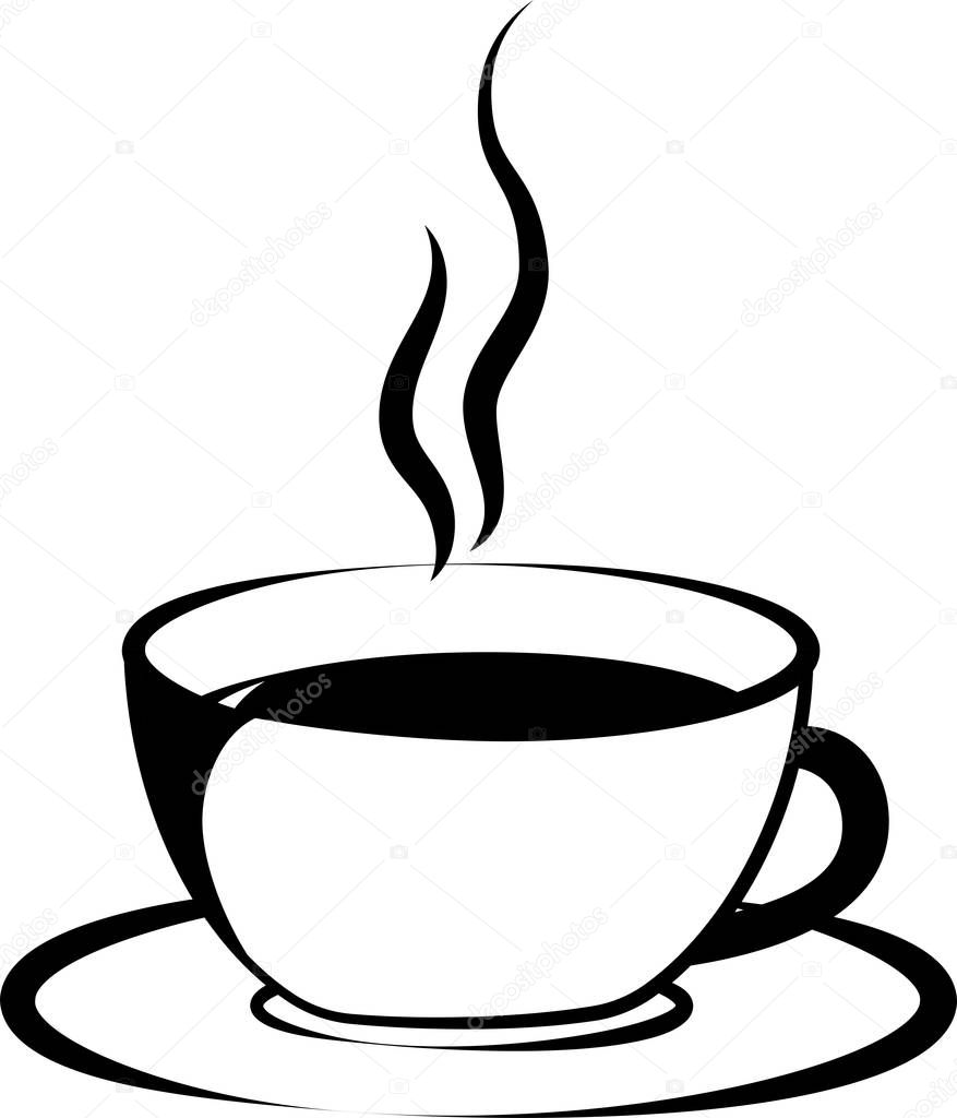 Stylish hot coffee cup