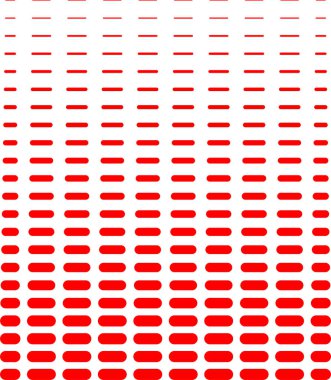 Kırmızı geçiş ölçek çizgisi