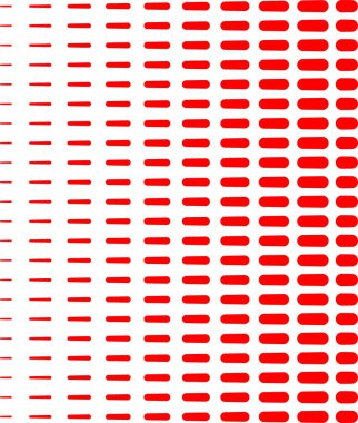 Kırmızı geçiş ölçek çizgisi