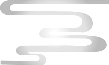 Gümüş soyut eğrisi