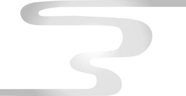 Gümüş soyut eğrisi