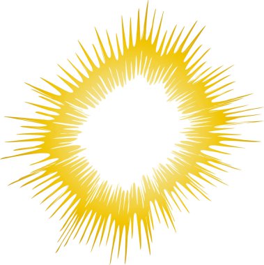 Bozuk patlama illüstrasyon