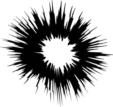 Tek renkli bozuk patlama