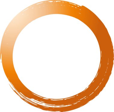 Bir brushlet ile çizilmiş daire