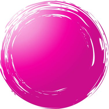 Renkli bir brushlet ile çizilmiş daire