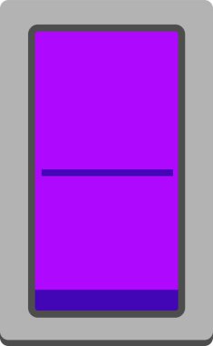 Renkli düz anahtarı açma-kapama düğmesi