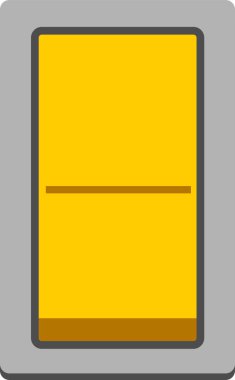 Renkli düz anahtarı açma-kapama düğmesi