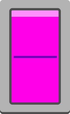 Renkli düz anahtarı açma-kapama düğmesi