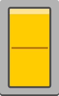 Renkli düz anahtarı açma-kapama düğmesi