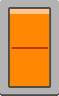 Renkli düz anahtarı açma-kapama düğmesi