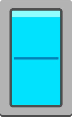 Renkli düz anahtarı açma-kapama düğmesi