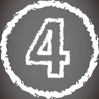 Beyaz kaba hattı şekil