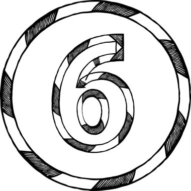 Siyah pul tarzı şekil