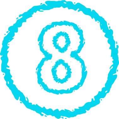 Renkli net tarzı şekil