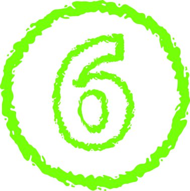 Renkli net tarzı şekil