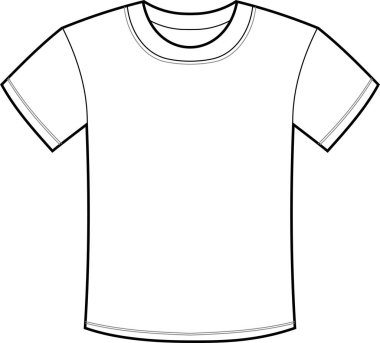 Mens beyaz t-shirt